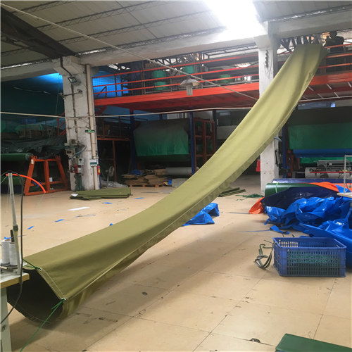 深圳军绿色滑道帆布 结实的耐磨下货神器，厂家直供应尊享品质